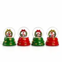 Снежный шар &laquo;Ёлочка с бантами с персонажем&raquo;, d=4.5 см, 5&times;5&times;6.5 см, МИКС