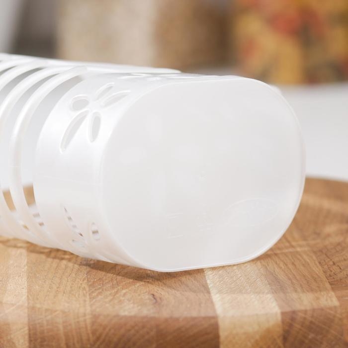 Держатель для молока, 1 л, белый мрамор Держатель для молока, 1 л, белый мрамор