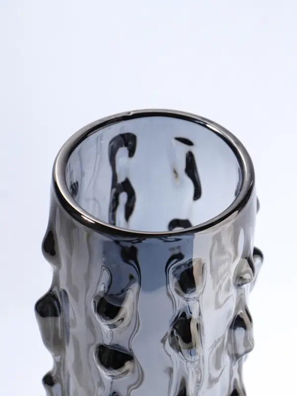 Ваза для цветов &laquo;Алонзо&raquo;, 30&times;10 см, стекло, чёрная