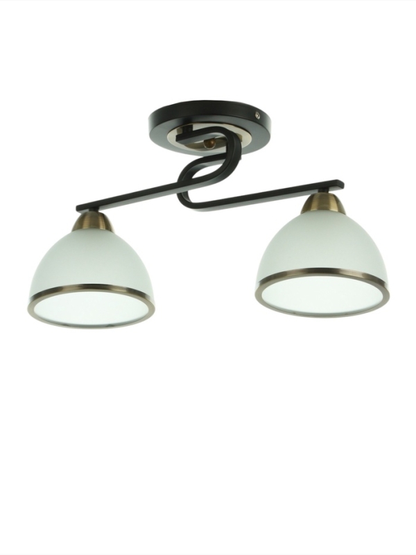 Люстра Люстра "Рендо" 2хЕ27 40Вт черно-бронзовый 44х15х23 см