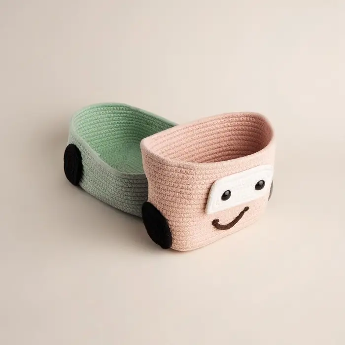 Корзина для игрушек SL Home &laquo;Грузовик&raquo;, плетёная, ручной работы, 42&times;23&times;17 см