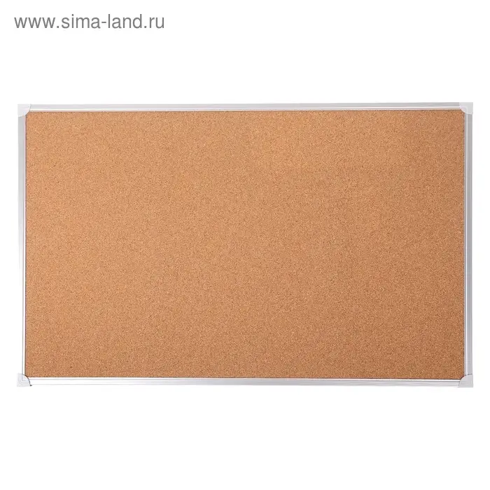 Доска пробковая Calligrata REEF, 45&times;60 см, в алюминиевой рамке