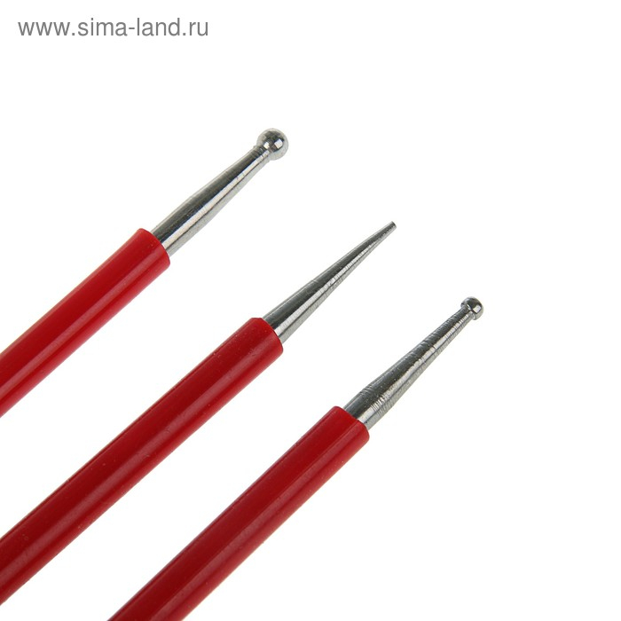 Набор для моделирования  Набор для моделирования "Сонет", 3 предмета: металлические инструменты