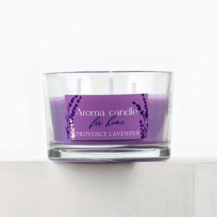 Свеча ароматическая в стекле «For home» с натуральными камнями: лаванда, 6,8 х 5 см. Свеча ароматическая в стекле «For home» с натуральными камнями: лаванда, 6,8 х 5 см.