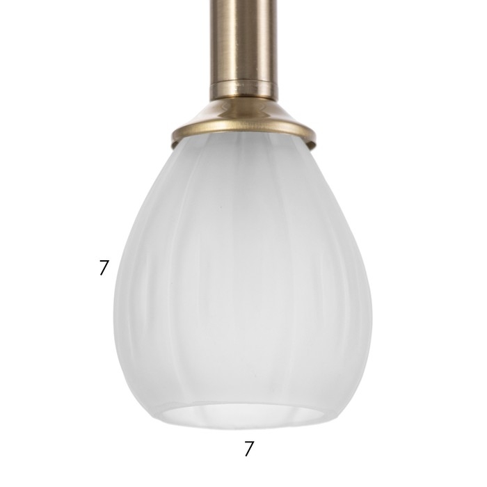 Светильник Светильник "Жаклин" 3х3Вт G4 Белый 30х30х180см