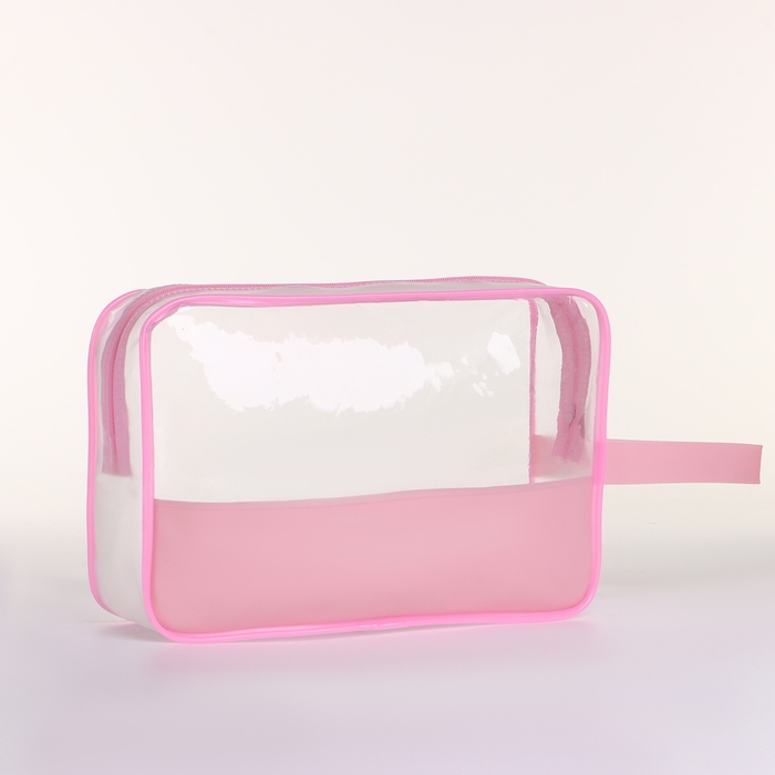 Косметичка на молнии, цвет розовый Косметичка на молнии, цвет розовый