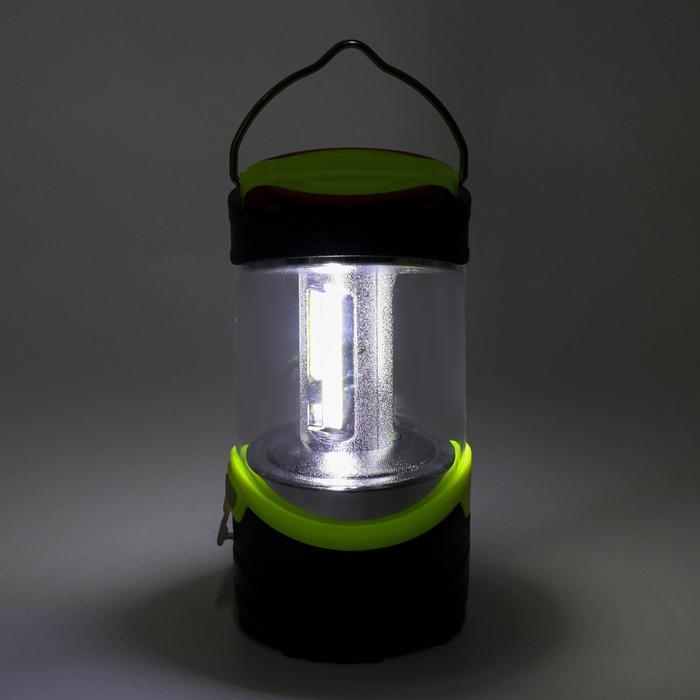 Фонарь кемпинговый аккумуляторный 5 Вт, 1200 мАч, USB, салатовый Фонарь кемпинговый аккумуляторный 5 Вт, 1200 мАч, USB, салатовый