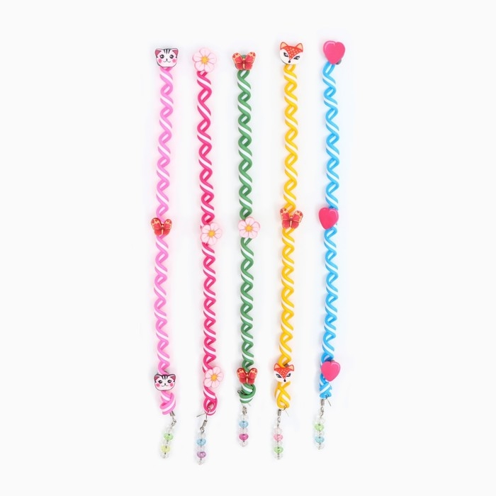 Украшение для волос, спираль «Микс» 22 см