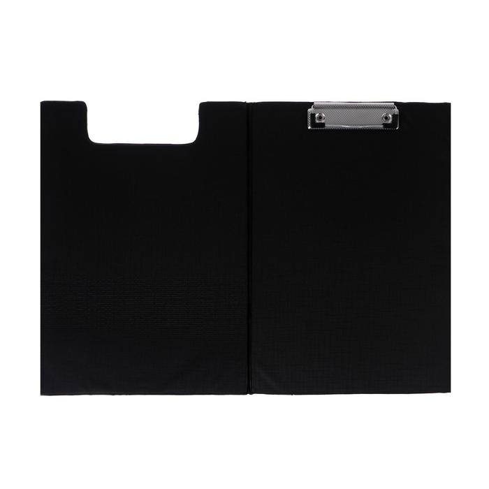 Планшет - папка с прижимом А4, ПВХ, чёрный Планшет - папка с прижимом А4, ПВХ, чёрный