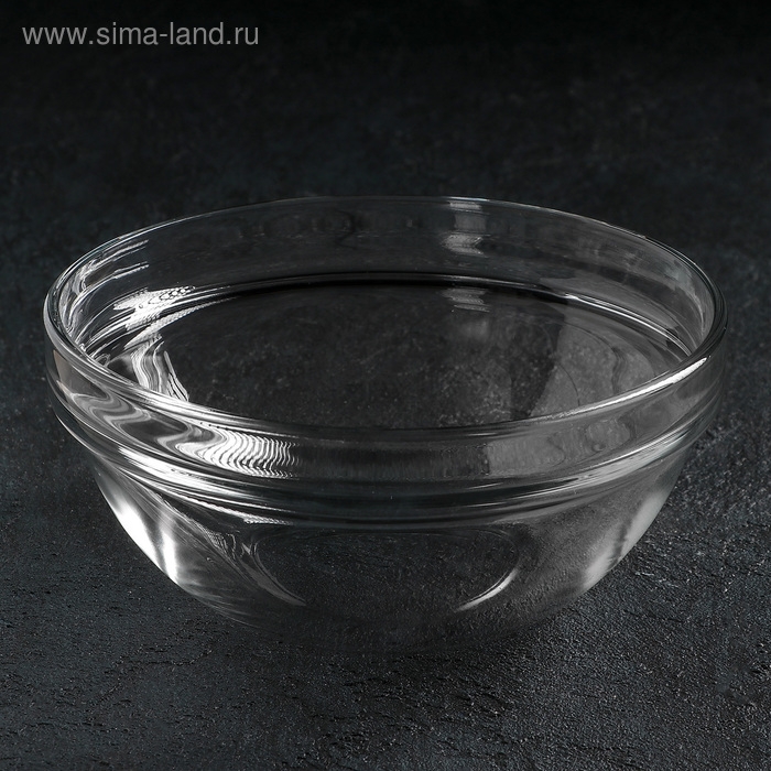 Салатник стеклянный «Удобное хранение», 1,1 л, d=17 см, штабелируемый