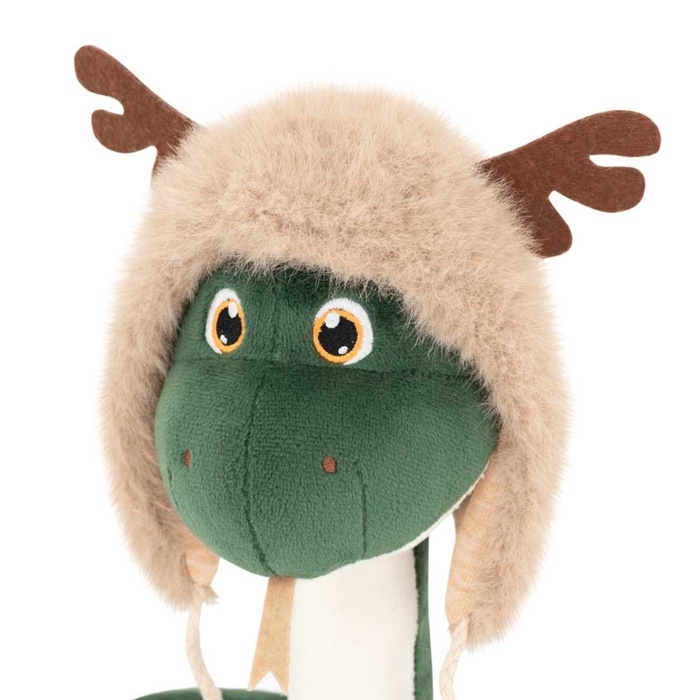 Новый год! Мягкая игрушка «Змей Бэмби», 20 см, цвет зелёный Новый год! Мягкая игрушка «Змей Бэмби», 20 см, цвет зелёный