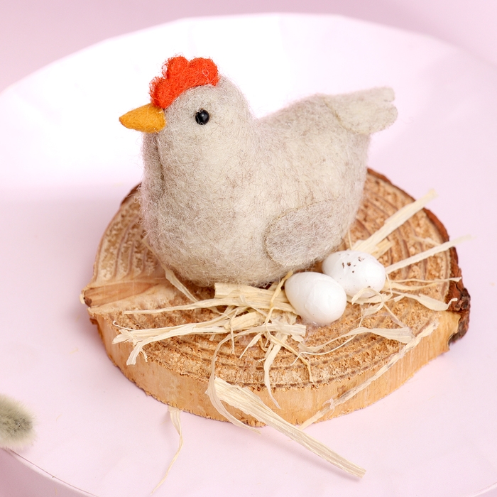 Пасхальный декор «Курочка» 8 × 8 × 7 см Пасхальный декор «Курочка» 8 × 8 × 7 см