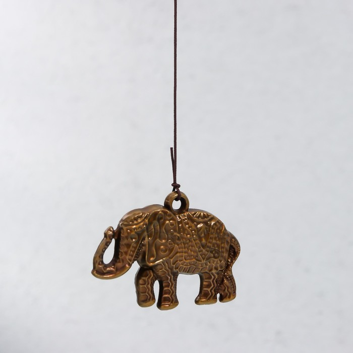 Музыка ветра+ловец снов Музыка ветра+ловец снов "Слон в сердце" 4 трубки 52 см