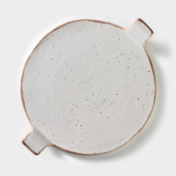 Блюдо фарфоровое Punto bianca, d=25 см