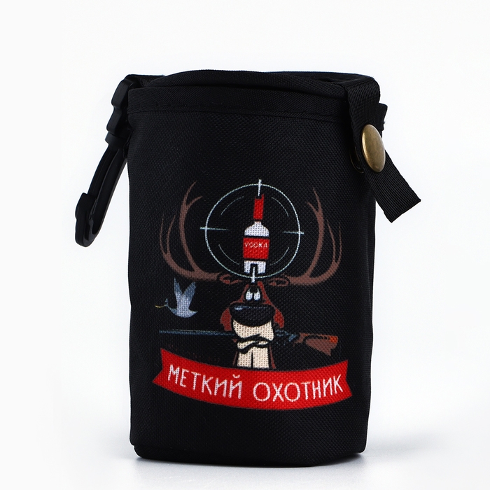 Стопки, набор в чехле «Меткий охотник», 4 шт х 70 мл Стопки, набор в чехле «Меткий охотник», 4 шт х 70 мл