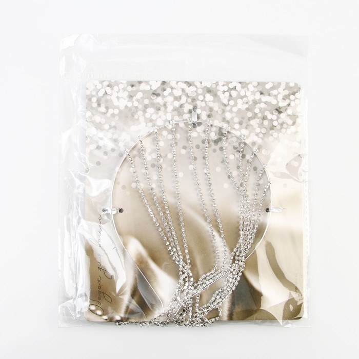 Ободок для волос со стразами «Блистай» 0.5 х 12 х 42 см Ободок для волос со стразами «Блистай» 0.5 х 12 х 42 см