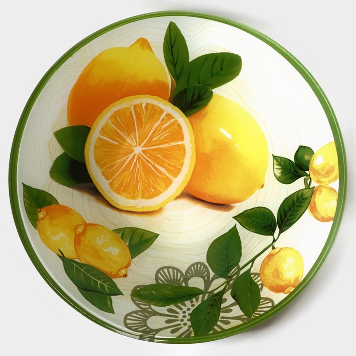 Набор тарелок стеклянных Доляна «Дольче», 19 предметов: 6 десертных тарелок, 6 обеденных тарелок, 6 мисок, салатник Набор тарелок стеклянных Доляна «Дольче», 19 предметов: 6 десертных тарелок, 6 обеденных тарелок, 6 мисок, салатник