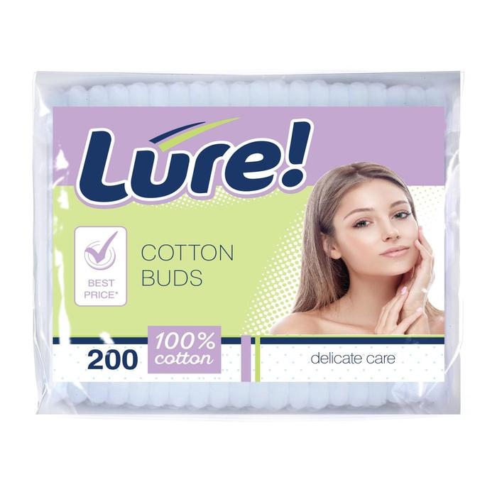 Ватные палочки LURE, 200 шт Ватные палочки LURE, 200 шт