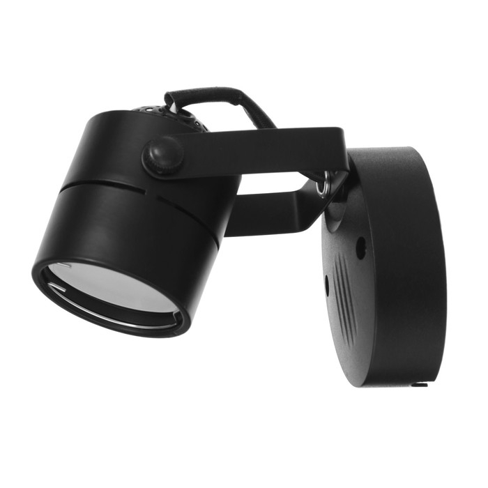 Спот Спот "Яркий луч" 1х3Вт GU10 черный 8х5х13см