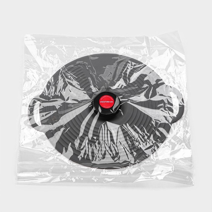 Крышка универсальная Доляна, силикон, d=27,5 см, цвет серый Крышка универсальная Доляна, силикон, d=27,5 см, цвет серый