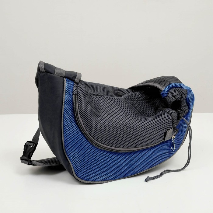 Сумка-переноска Сумка-переноска "Слинг" для животных, 42 х 25 см, синяя