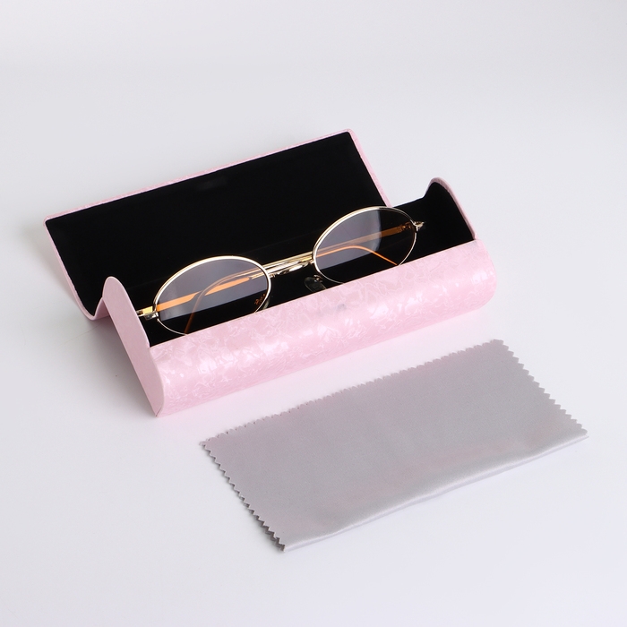 Футляр для очков на магните, длина 16 см, цвет розовый Футляр для очков на магните, длина 16 см, цвет розовый