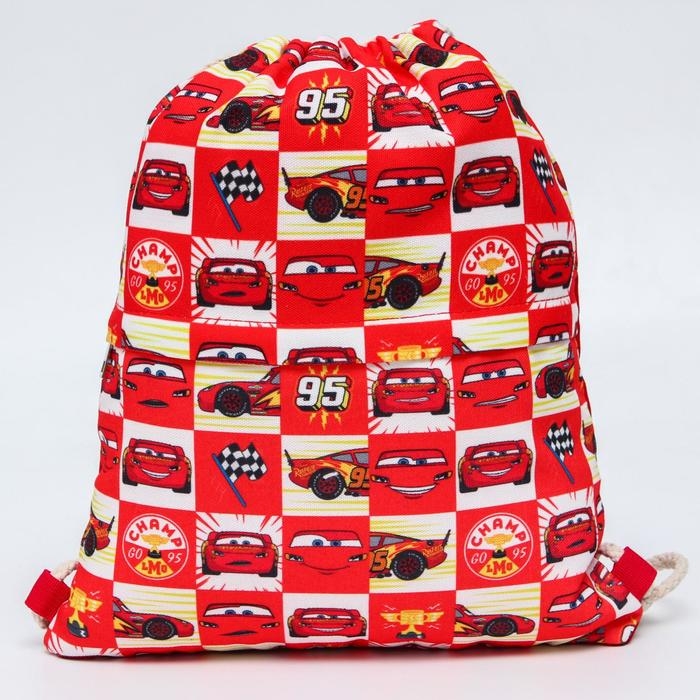 Мешок для обуви с карманом, 28х37 см, Тачки Мешок для обуви с карманом, 28х37 см, Тачки