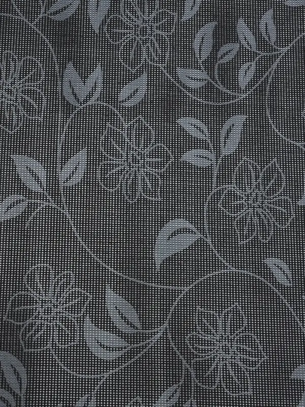 Коврик противоскользящий Доляна &laquo;Вьющиеся цветы&raquo;, 45&times;100 см, серый