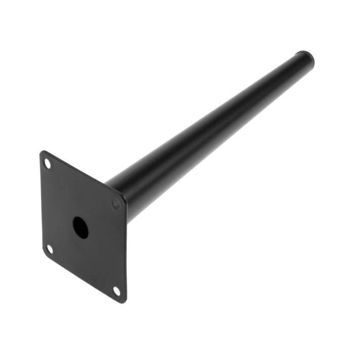 Опора мебельная CAPPIO OP07,h=300мм,толщ площ 1,8,  цвет матовый черный Опора мебельная CAPPIO OP07,h=300мм,толщ площ 1,8,  цвет матовый черный