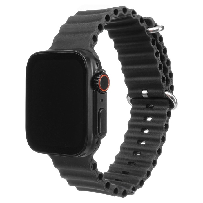 Смарт-часы, 180 мАч, IPS, 240x282, Android 5.0+, iOS 10+, ремешок силикон, черные Смарт-часы, 180 мАч, IPS, 240x282, Android 5.0+, iOS 10+, ремешок силикон, черные