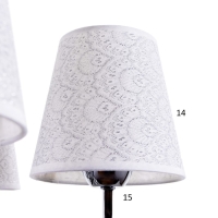 Люстра "Изабель" 5x40Вт E27 хром 58x58x39 см BayerLux