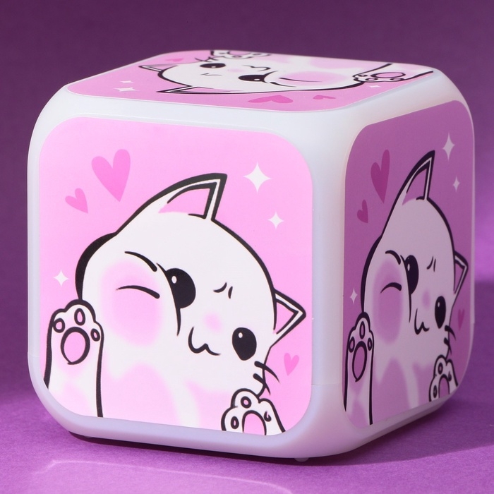 Часы будильник электронные «Котик», мод.49, 7,8 х 7,8 см. Часы будильник электронные «Котик», мод.49, 7,8 х 7,8 см.