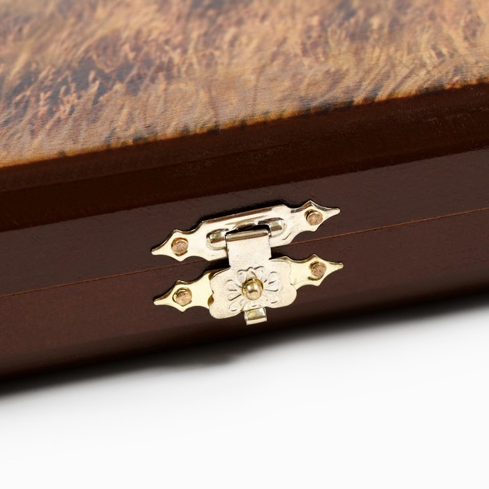 Нарды деревянные большие, настольная игра Нарды деревянные большие, настольная игра "Охота с беркутом", 40 х 40 см, с шашками