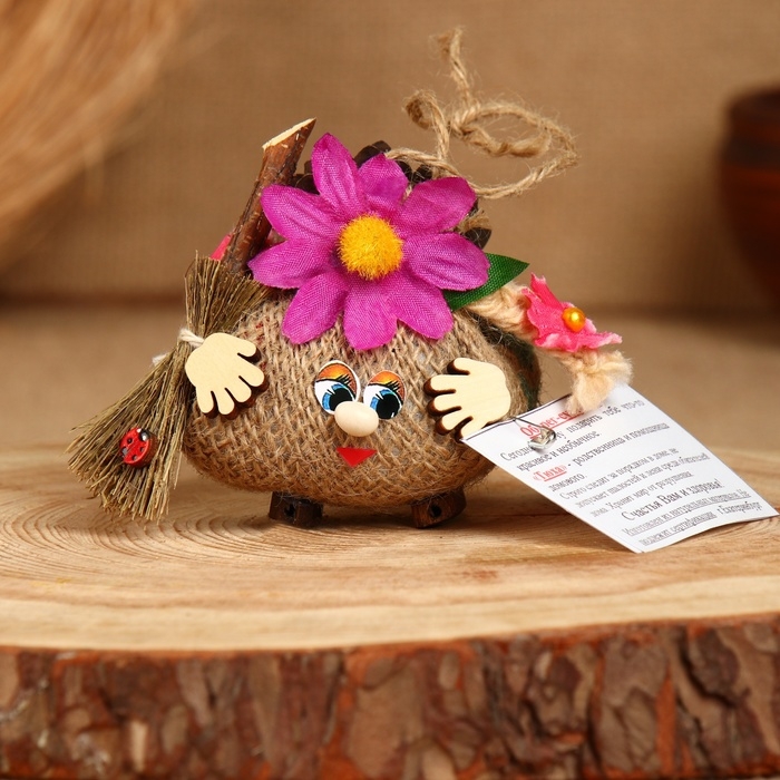 Оберег «Домовушка Тюха», микс Оберег «Домовушка Тюха», микс