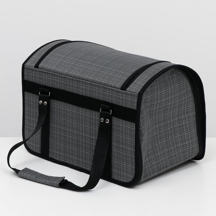 Сумка - переноска для животных, с люком, 46 х 28,5 х 29 см, микс цветов Сумка - переноска для животных, с люком, 46 х 28,5 х 29 см, микс цветов