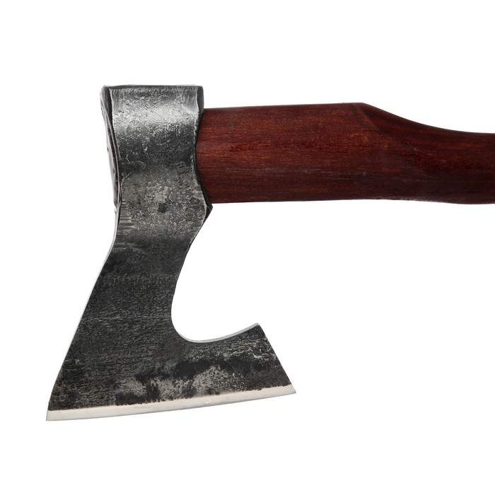 Топор охотничий кованый ТУНДРА ПРОФИ, топорище высшего сорта Топор охотничий кованый ТУНДРА ПРОФИ, топорище высшего сорта "дуб" воск, с чехлом, 1200 г