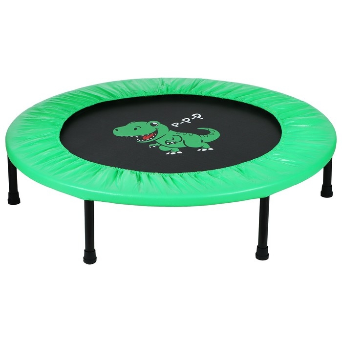 Батут детский ONLYTOP «Динозавр», d=97 см, цвет зелёный Батут детский ONLYTOP «Динозавр», d=97 см, цвет зелёный