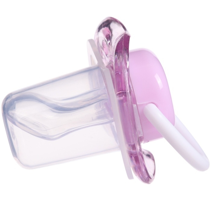 Соска - пустышка силиконовая ортодонтическая, от 6 мес., с колпачком, цвет фиолетовый Соска - пустышка силиконовая ортодонтическая, от 6 мес., с колпачком, цвет фиолетовый