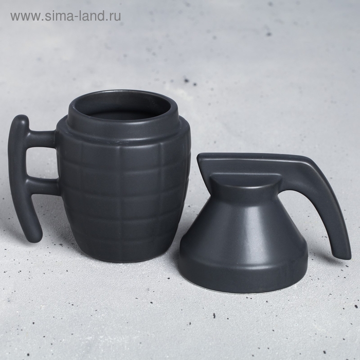 Кружка-граната &laquo;Чёрная&raquo;, 250 мл