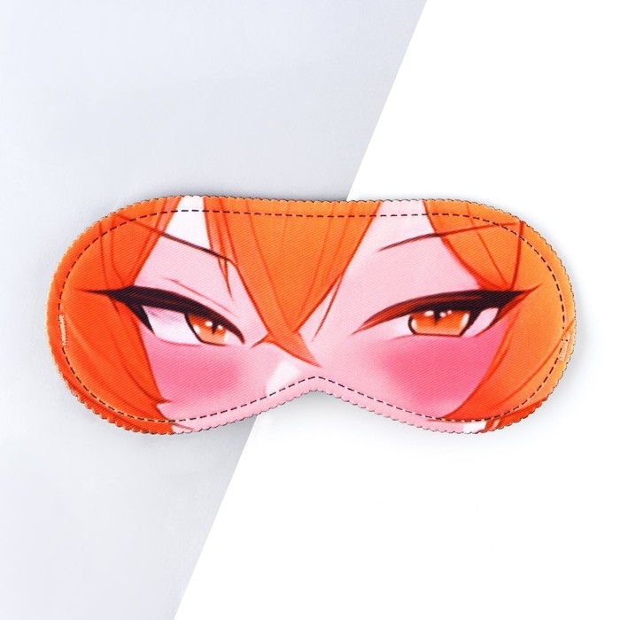 Маска для сна «Минами», 19.3 х 9.5 см, цвет оранжевый Маска для сна «Минами», 19.3 х 9.5 см, цвет оранжевый