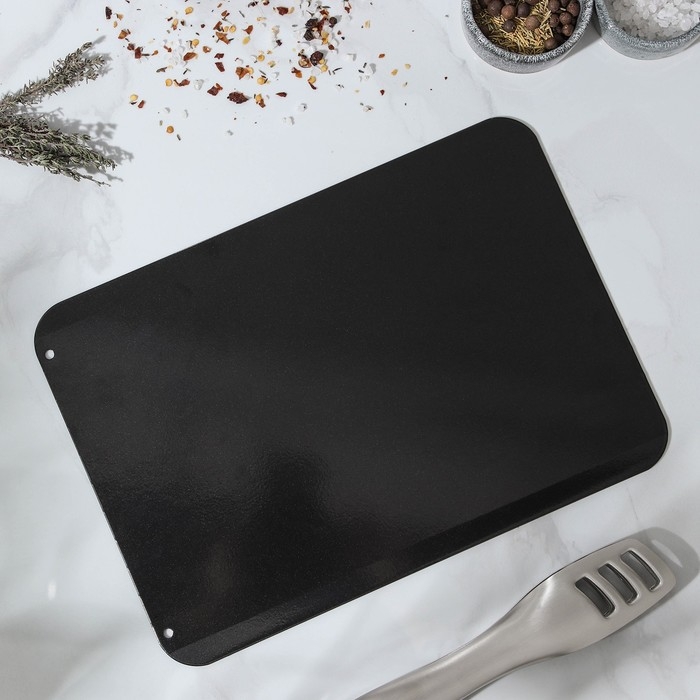 Противень для разморозки продуктов Доляна, 29,5×20,5 см, цвет чёрный Противень для разморозки продуктов Доляна, 29,5×20,5 см, цвет чёрный