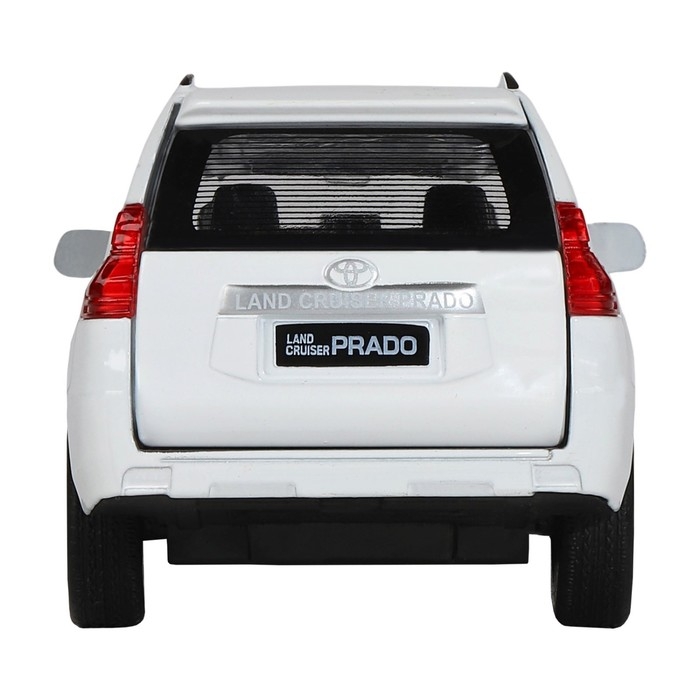 Машина металлическая Land Cruiser Prado 1:32, свет и звук, открываются двери, капот, багаж, инерция Машина металлическая Land Cruiser Prado 1:32, свет и звук, открываются двери, капот, багаж, инерция
