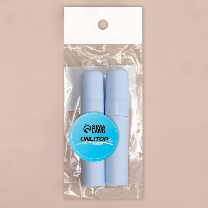 Флаконы для парфюма, набор - 2 шт, 5 мл, цвет МИКС