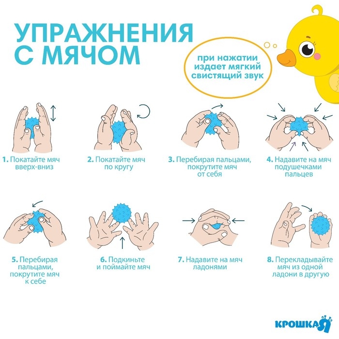 Набор для ванны «Утенок», мочалка с игрушкой, 2 тактильных мячика, Крошка Я Набор для ванны «Утенок», мочалка с игрушкой, 2 тактильных мячика, Крошка Я