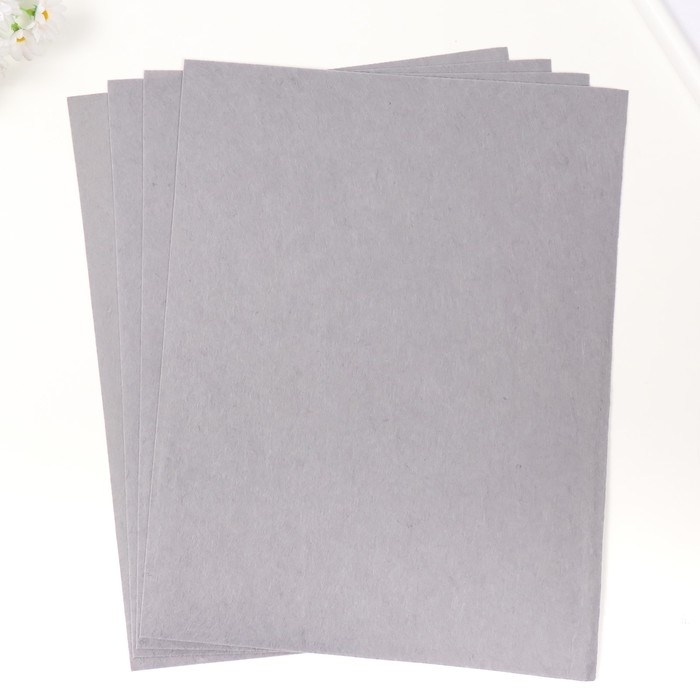 Фетр 1 мм Фетр 1 мм "Серый" набор 4 листа 30х40 см