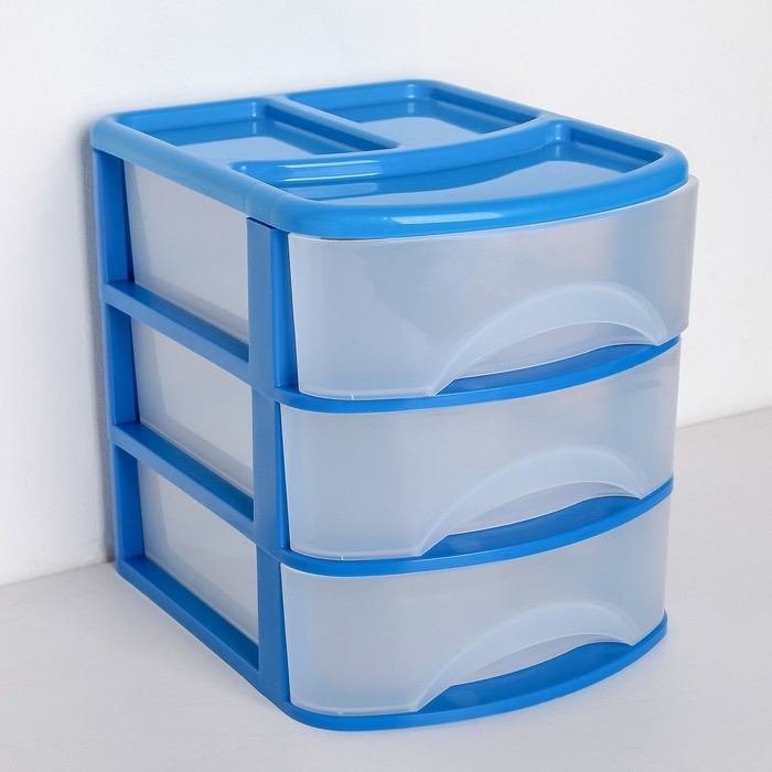 Мини-комод 3-х секционный «Минибокс-3», цвет МИКС Мини-комод 3-х секционный «Минибокс-3», цвет МИКС