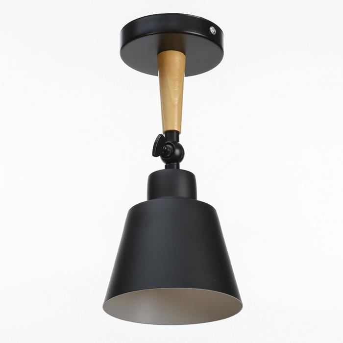 Спот Спот "Цилиндр малый" 1x40Вт E27 черный 12х20х20 см