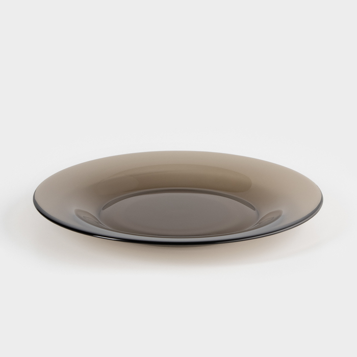 Сервиз столовый стеклянный «Амбьянте», 19 предметов, цвет коричневый