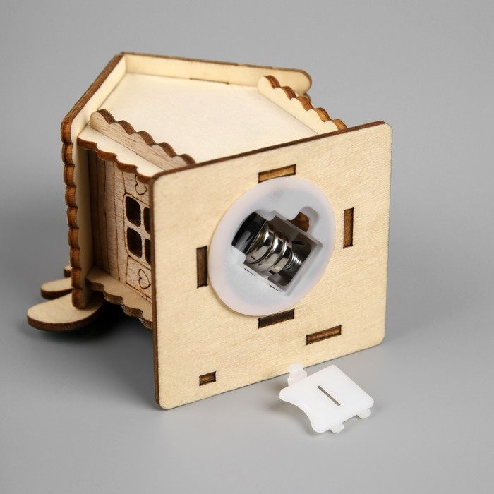 Подвеска световая Подвеска световая "Дом снеговика", 9х5х8.5 см, 1 LED, AG10x3 (в компл.), свечение тёплое белое