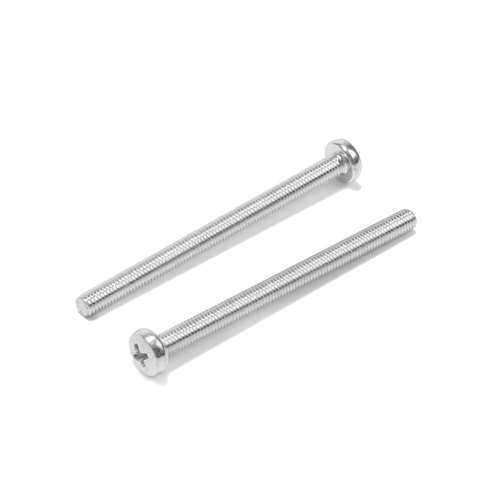 Винт ЛОМ, оцинкованный, DIN 7985, класс прочности 4.8, М5х70 мм, 300 шт Винт ЛОМ, оцинкованный, DIN 7985, класс прочности 4.8, М5х70 мм, 300 шт